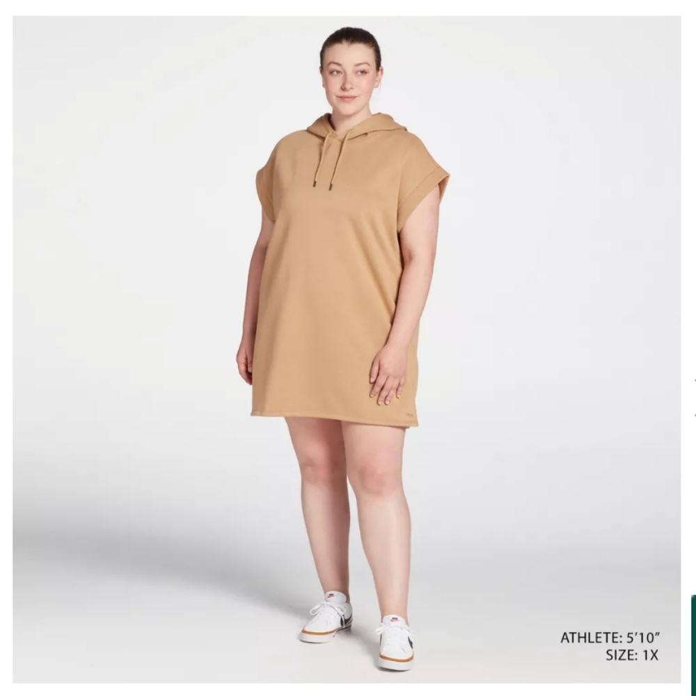 TWITCH & ALLISON Hooded Fleece Dress
